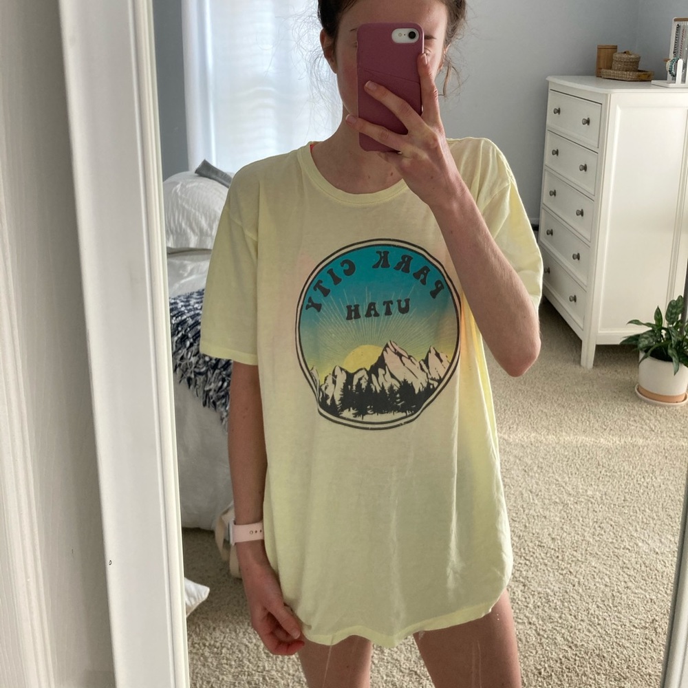 park city mountains oversized tee!!!